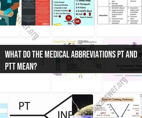 ptt medical abbreviation